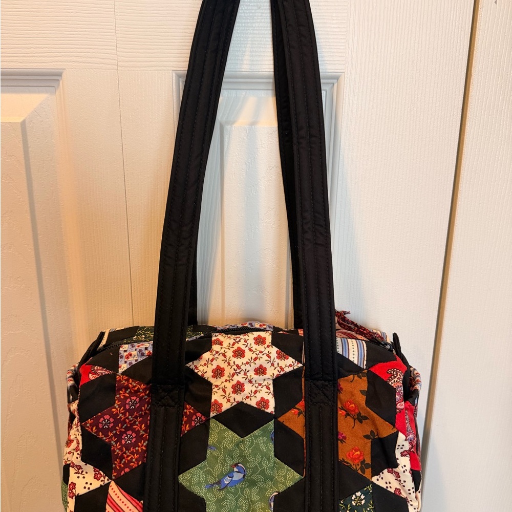 Vera Bradley Original 100 Handbag In Star Patchwork
